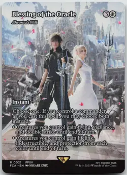 Blessing of the Oracle - Akroma's Will (Showcase) M FINAL FANTASY: 21 NM - Image 1