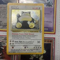 Pokemon TCG Snorlax Jungle Holo Card 11/64 Unlimited Rare Card - Image 1