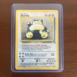 Pokemon TCG Snorlax Jungle Holo Card 11/64 Unlimited Rare Card - Image 1