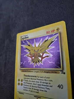 ⚡ Pokemon TCG Zapdos 15/62 - Fossil Holo Rare - Near Mint (NM) ⚡#1 - Image 5