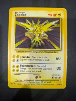 Zapdos 15/62 Fossil Unlimited Holo Rare Pokemon TCG - Condition Shown 1 - Image 1