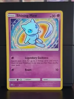 Pokemon TCG Shining Mew 40/73 Shining Legends Holo - Image 1