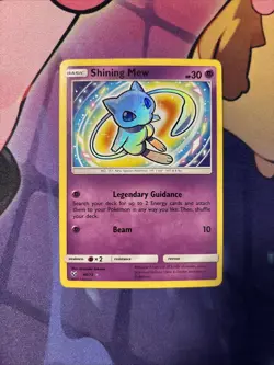 Shining Mew 40/73 Shining Legends Holo Pokemon TCG - LP *Tiny Crease Mark* - Image 1