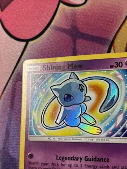 Shining Mew 40/73 Shining Legends Holo Pokemon TCG - LP *Tiny Crease Mark* - Image 5