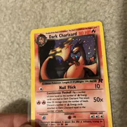 Dark Charizard 4/82 Team Rocket Holo MINT-NM Pokemon TCG W/SWIRL - Image 2