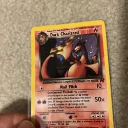 Dark Charizard 4/82 Team Rocket Holo MINT-NM Pokemon TCG W/SWIRL - Image 3
