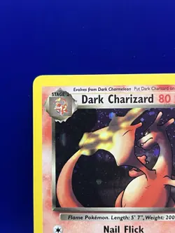 Unlimited Holo Dark Charizard 4/82 Team Rocket Rare Pokemon TCG - NM/LP - Image 2