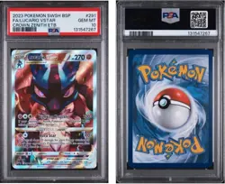 Pokemon 2023 Lucario VSTAR SWSH291 Full Art Crown Zenith ETB Promo GEM MT PSA 10 - Image 1