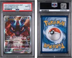 Pokemon 2023 Lucario VSTAR SWSH291 Full Art Crown Zenith ETB Promo GEM MT PSA 10 - Image 1