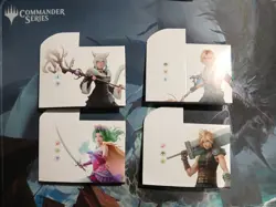 Magic the Gathering Final Fantasy Commander Collector Deck Boxes Set Of 4 - Image 1