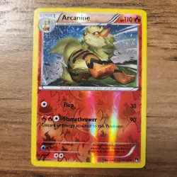 Arcanine 11/122 LP Reverse Holo 2016 Pokemon XY Breakpoint TCG Card - Image 1