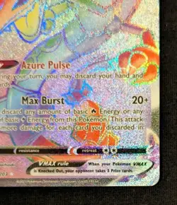 Rayquaza VMAX 217/203 Rare Rainbow Evolving Skies Pokemon Near Mint Pokemon Card - Image 5