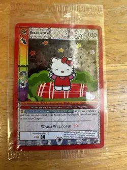 2023 Metazoo X Hello Kitty CCG SDCC Exclusive Promo extremely Rare - New Sealed - Image 1