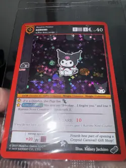 NYCC 2023 Metazoo X Hello Kitty Promo Kuromi Exclusive Sealed New HOLO Sanrio - Image 1