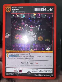 NYCC 2023 Metazoo X Hello Kitty Promo Kuromi Exclusive Sealed New HOLO Sanrio - Image 2