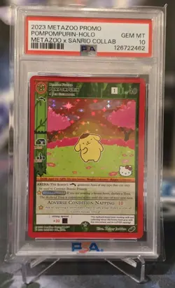 Metazoo X Hello Kitty & Sanrio SDCC 2023 Exclusive Pompompurin PSA 10 PROMO! - Image 1