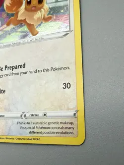 Eevee COSMOS HOLO Black Star PROMO card SWSH212 Sword & Shield Pokemon TCG 2022 - Image 5
