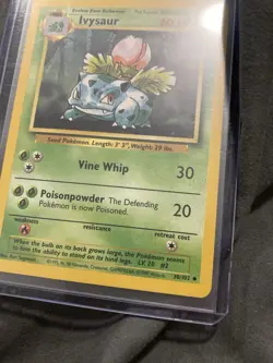 Pokemon TCG Ivysaur Base Set, Unlimited Uncommon Card 30/102 - Image 2