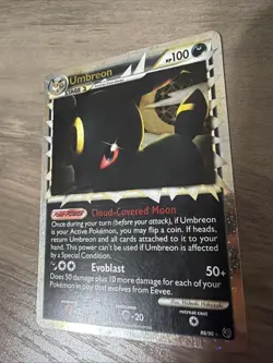 Pokemon TCG Umbreon Prime 86/90 Undaunted Holo Card - Image 1