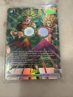 Kale FB08-032 Alternate Art Saiyan's Pride Dragon Ball English Card Fusion World - Image 1