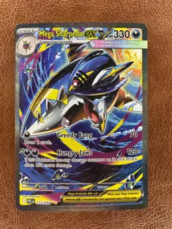 ME02: Phantasmal Flames Mega Sharpedo ex #127/094 Pokemon Card - Image 1