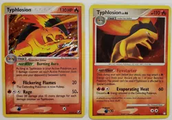 Typhlosion 17/115 Unseen Forces Holo, Mysterious Treasure 16/123 Lot Of 2 Cards - Image 1