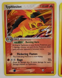 Typhlosion 17/115 Unseen Forces Holo, Mysterious Treasure 16/123 Lot Of 2 Cards - Image 2
