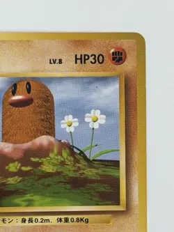 Diglett No.050 Base Set vintage Old back Japanese Card Pokemon From Japan - Image 3