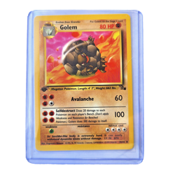 Golem 36/62 Pokemon TCG 1st Edition Fossil NM Vintage 1999 Card - Image 1