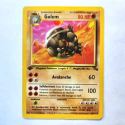 Golem 36/62 Pokemon TCG 1st Edition Fossil NM Vintage 1999 Card - Image 2