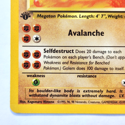 Golem 36/62 Pokemon TCG 1st Edition Fossil NM Vintage 1999 Card - Image 5