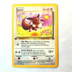 Eevee 51/64 Pokemon TCG 1st Edition Jungle NM Vintage 1999 Card - Image 2
