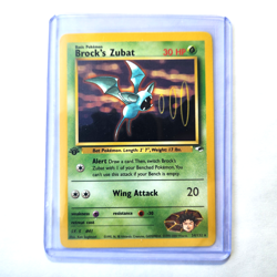 Brock's Zubat 24/132 Pokemon TCG 1st Edition Gym Heroes NM Vintage 2000 Card - Image 1
