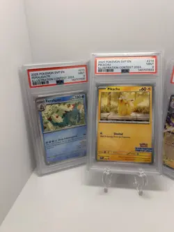 Pokemon Illustration Contest 2024 Promo Cards Complete 3-Pack Set PSA 9 - Image 2