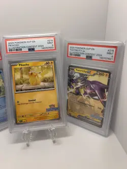 Pokemon Illustration Contest 2024 Promo Cards Complete 3-Pack Set PSA 9 - Image 3
