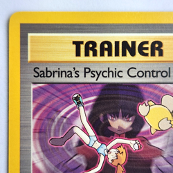 Sabrina's Psychic Control 121/132 Pokemon TCG Gym Challenge NM Vintage 2000 Card - Image 3