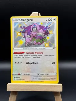 Oranguru SV098/SV122 Pokemon Shiny Holo Rare Shining Fates: Shiny Vault Card NM - Image 1