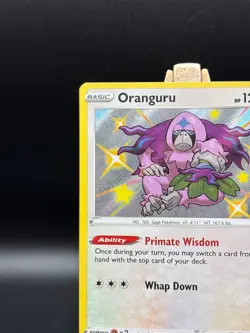 Oranguru SV098/SV122 Pokemon Shiny Holo Rare Shining Fates: Shiny Vault Card NM - Image 3