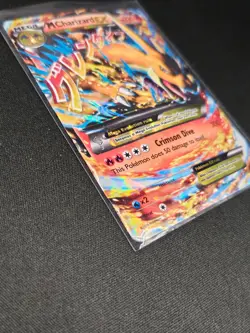 Pokemon TCG Mega Charizard EX 13/106 Rare Flash Fire XY Holo Foil Card Damage - Image 3