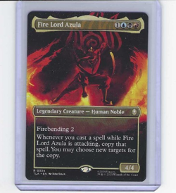 Magic MTG Avatar The Last Airbender Fire Lord Azula Borderless R0334 - Image 1