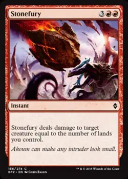 Stonefury x4 - Battle for Zendikar - NM-Mint, English - Battle for Zendikar - Image 1