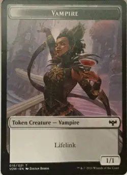 Vampire Token - 16/21, MTG Innistrad: Crimson Vow NM - Image 1