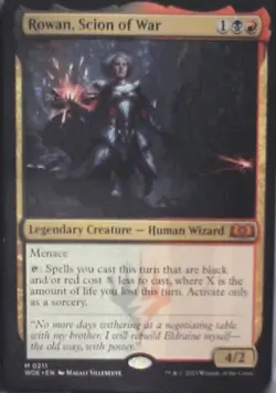 Rowan, Scion of War - Wilds of Eldraine: #211, Magic: The Gathering Nm C252 - Image 1