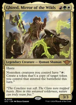 Ghired, Mirror of the Wilds NM, English MTG Outlaws of Thunder Junction - Main S - Image 1