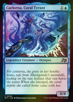 MTG Caelorna, Coral Tyrant Foil ** Aetherdrift ** English (NM) - Image 1