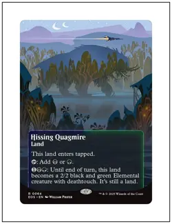 1x Hissing Quagmire 0064, Edge of Eternities Stellar Sights, Magic MTG NM - Image 1