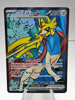 Hop's Zacian ex Pokemon Journey Together 176/159 Full Art Ultra Rare - Image 1