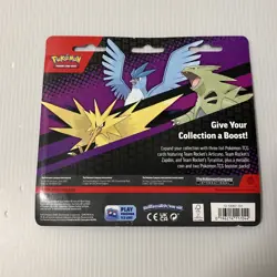 Pokemon TCG Team Rocket Articuno Zapdos Tyranitar 2-Pack Blister New Sealed - Image 4