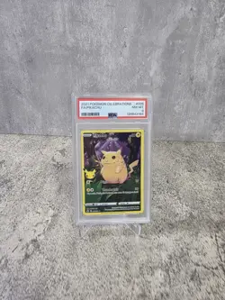 2021 POKEMON CELEBRATIONS #005 FULL ART/PIKACHU PSA 8 15# - Image 1