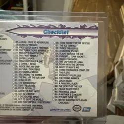 Topps Pokemon The Movie 2000 Checklist Lugia - Image 5